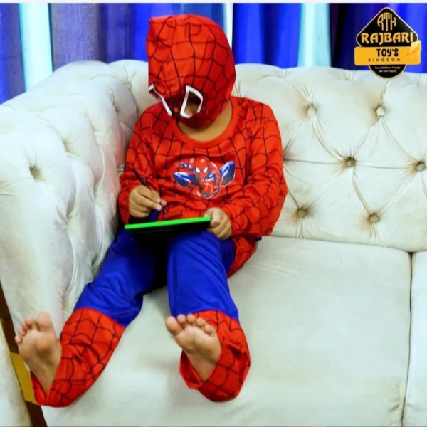 Comfortable & Fancy Spiderman Dress Costume for  Kids - Image 2