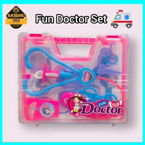 Fun Doctors Playset Kit for Children Medical Case Nurse Toys - Image 2